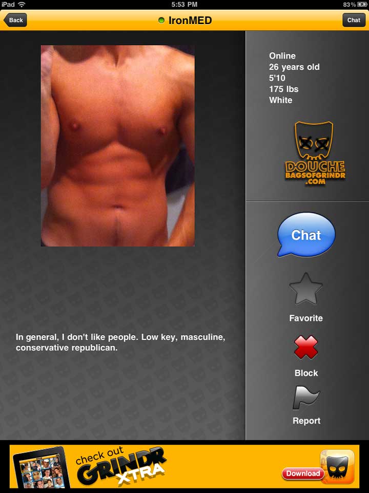republican-douche republican grindr douche