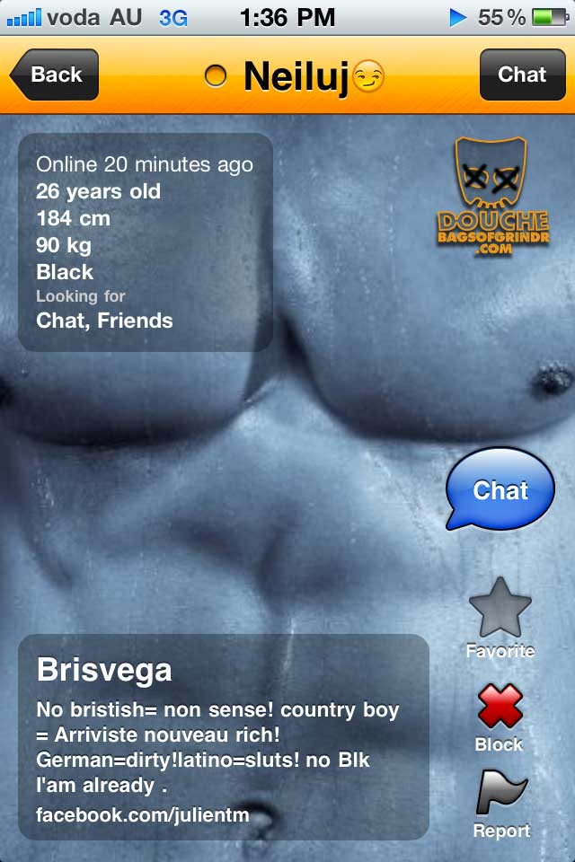 schizo-racist-douche schizo racist grindr douche