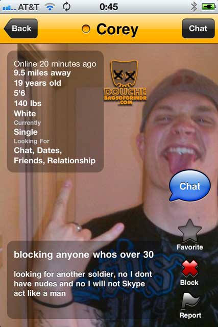 soldier-of-douche a soldier of grindr douche