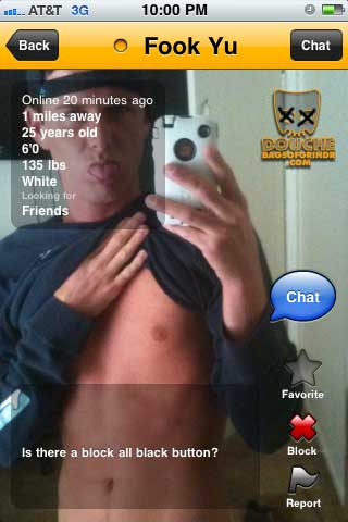 Block-All-Black-Douche block all black grindr douche