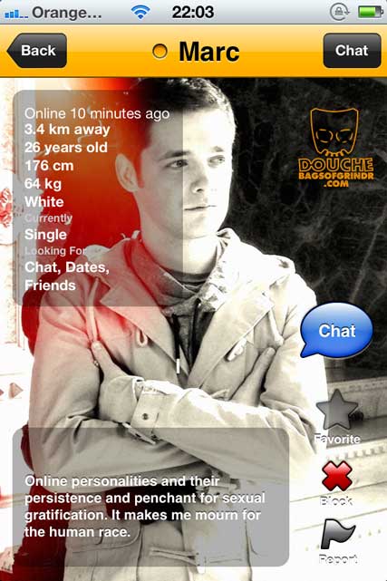 douche-superior the superior grindr douche
