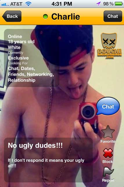 Charlie the Grindr Douche