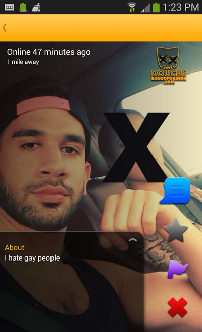 GRINDR DOUCHE PIC
